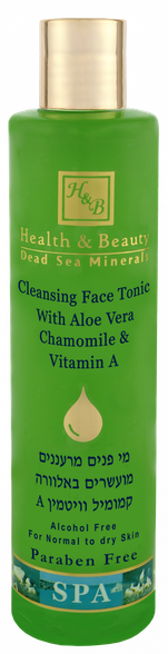 HEALTH&BEAUTY Dead Sea Minerals Aloe vera & chamomile тоник, 250 мл
