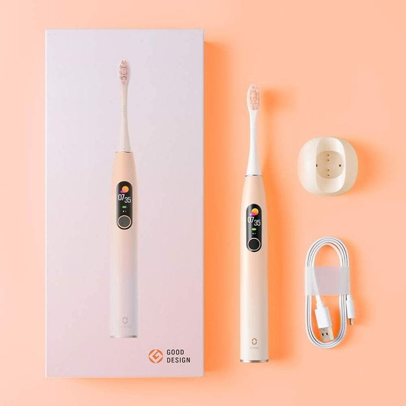 OCLEAN Smart Sonic X Pro Sakura Pink electric toothbrush, 1 pcs.