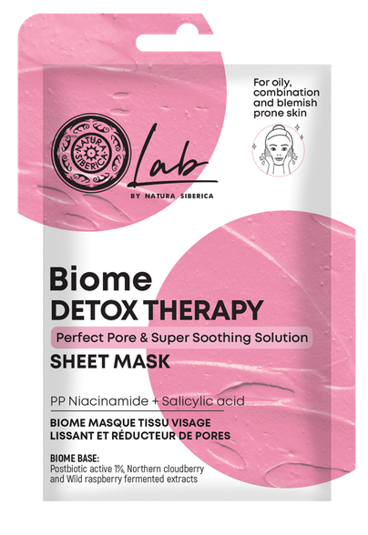 NATURA SIBERICA Lab Biome Detox Therapy sejas maska, 1 gab.