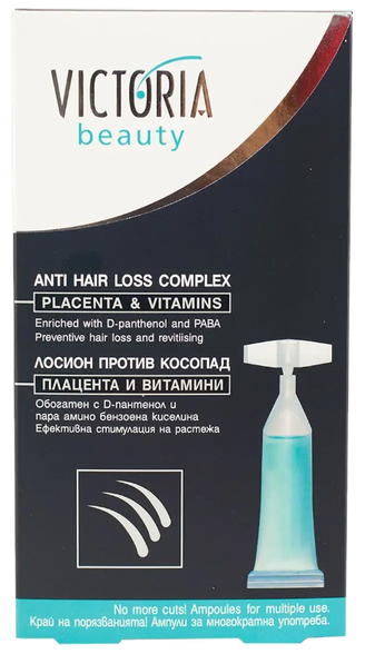 VICTORIA BEAUTY Anti Hair Loss Complex 10 ml ampoules, 5 pcs.