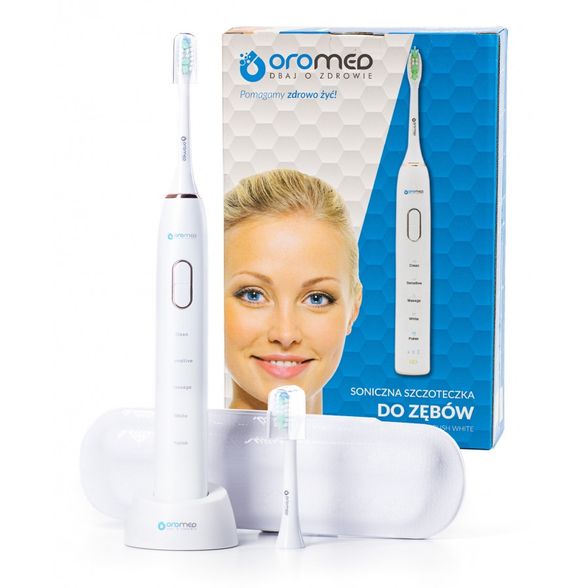 OROMED Oro-Brush White elektriskā zobu birste, 1 gab.