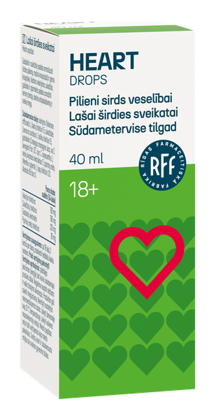 RFF Sirds Veselībai pilieni, 40 ml