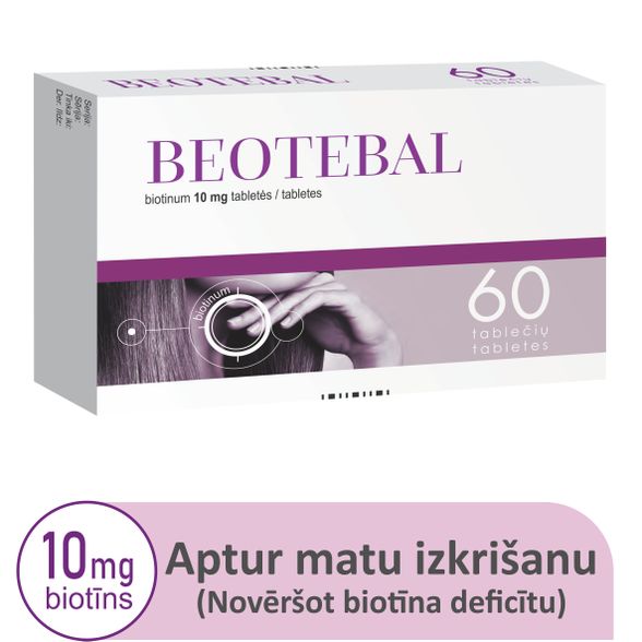 BEOTEBAL 10 mg tabletes, 60 gab.