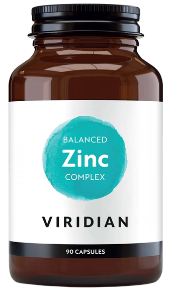 VIRIDIAN Balanced Zinc Complex capsules, 90 pcs.