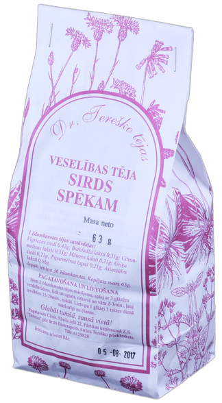 DR.TEREŠKO Health Tea for the Strength of the Heart loose tea, 63 g