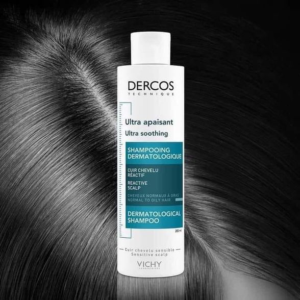 VICHY Dercos Ultra Soothing šampūns, 200 ml