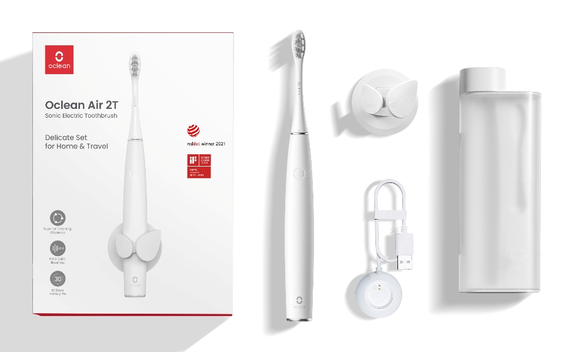 OCLEAN Air 2T White electric toothbrush, 1 pcs.