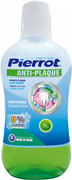 PIERROT Anti-Plaque mutes skalojamais līdzeklis, 500 ml