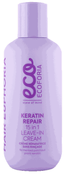 ECOFORIA Hair Euphoria Keratin Repair 15in1 matu krēms, 200 ml