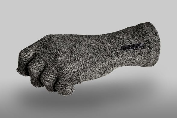 PULSAAR S Open Finger Recovery Black gloves, 1 pair
