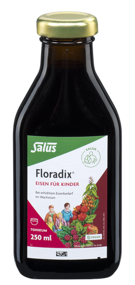 FLORADIX  Iron For Kids liquid, 250 ml