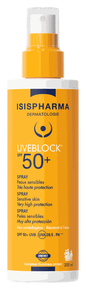 ISISPHARMA Uveblock SPF 50+ спрей, 200 мл