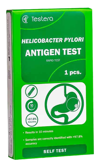 TESTERA Helicobacter Pylori (fēces) tests, 1 gab.