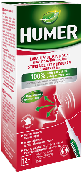 HUMER Sinusitis For Severely Blocked Nose aerosol, 15 ml