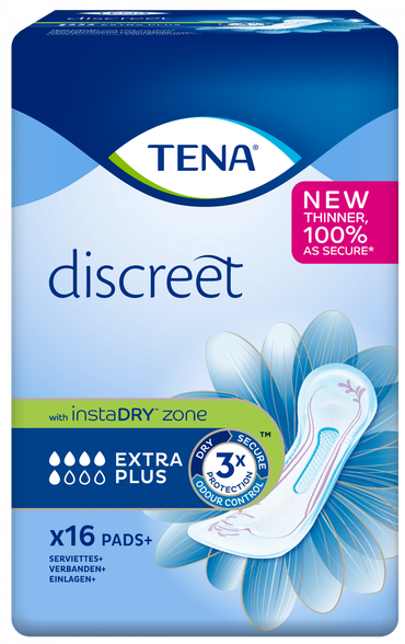 TENA Discreet Extra Plus uroloģiskie ieliktņi, 16 gab.
