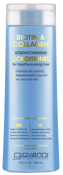 GIOVANNI Biotin & Collagen Strengthening conditioner, 399 ml