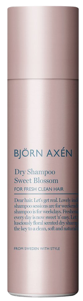 BJORN AXEN Sweet Blossom dry shampoo, 150 ml