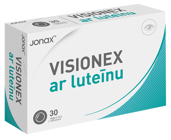 JONAX Visionex ar luteīnu tabletes, 30 gab.