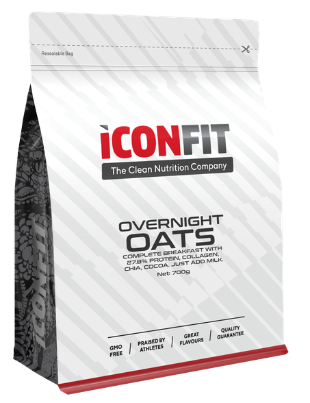 ICONFIT Overnight Oats - Apple-Cinnamon biezputra, 1000 g