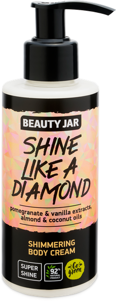 BEAUTY JAR Shine Like A Diamond ķermeņa krēms , 150 ml