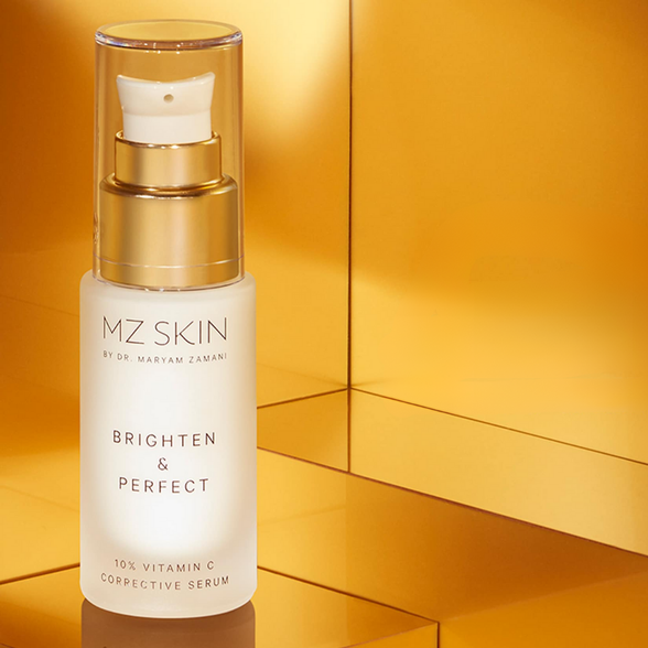 MZ SKIN Brighten & Perfect 10% Vitamin C Corrective serum, 30 ml