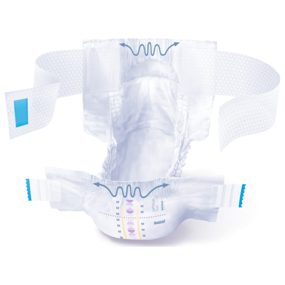 SENI Optima Plus M (70-105 cm) diapers, 10 pcs.