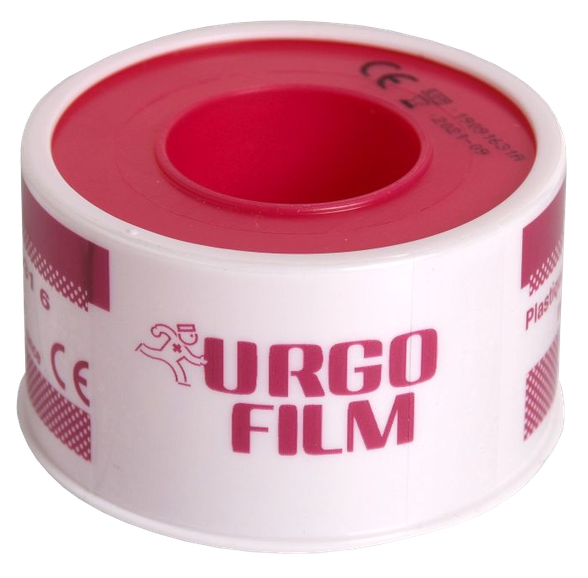 URGO  Film 5 m x 2.5 cm polyethylene adhesive plaster roll, 1 pcs.