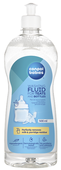 CANPOL  Babies mazgāšanas līdzeklis priekš uzgaļiem un pudelēm, 500 ml