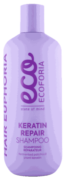 ECOFORIA Hair Euphoria Keratin Repair šampūns, 400 ml