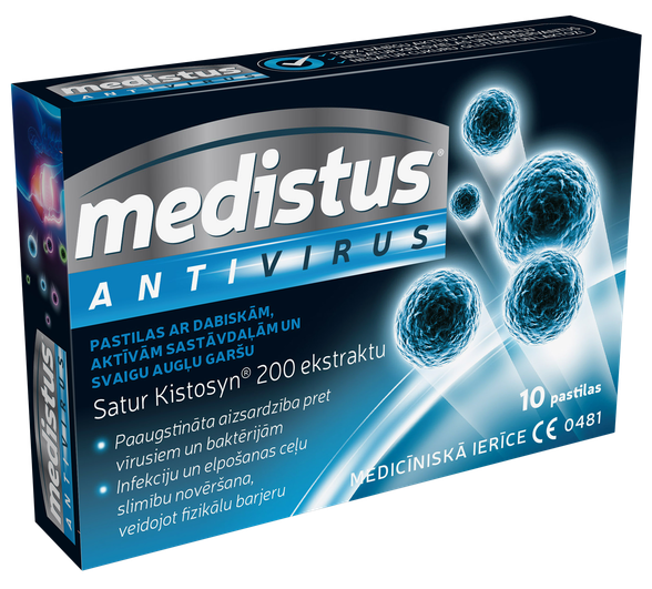 MEDISTUS Antivirus pastilas, 10 gab.
