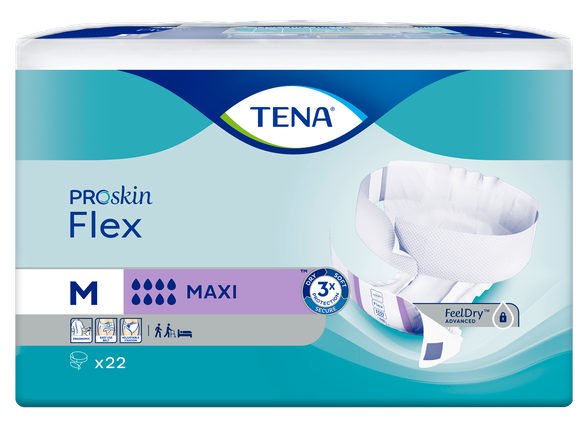 TENA Flex Maxi M diapers, 22 pcs.