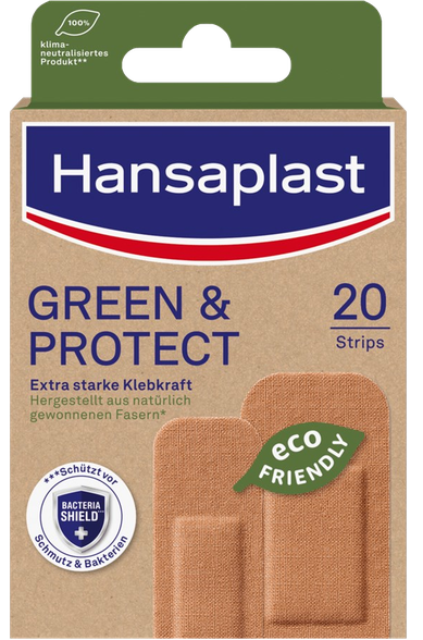 HANSAPLAST Green & Protect plāksteris, 20 gab.