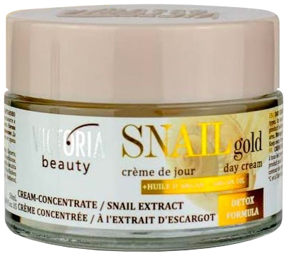 VICTORIA BEAUTY Snail Extract & Argan Oil Gold sejas krēms, 50 ml