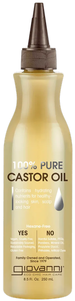 GIOVANNI 100 % Pure Castor eļļa, 250 ml