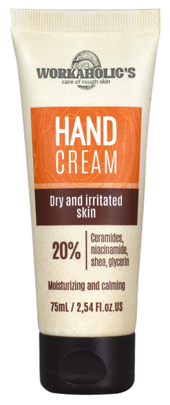 WORKAHOLICS With Ceramides (20 %) And Niacinamide hand cream, 75 ml