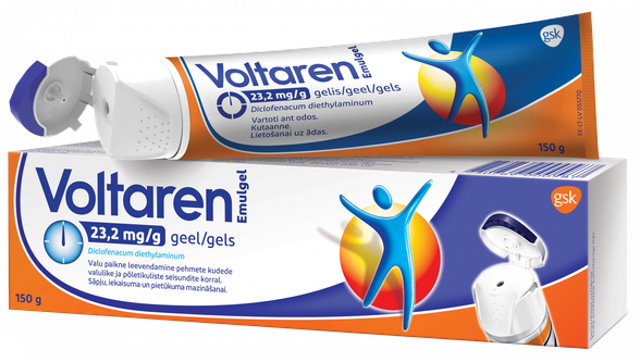 VOLTAREN EMULGEL 23,2 mg/g gels, 150 g