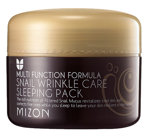 MIZON Snail Wrinkle Care Sleeping Pack facial mask, 80 ml