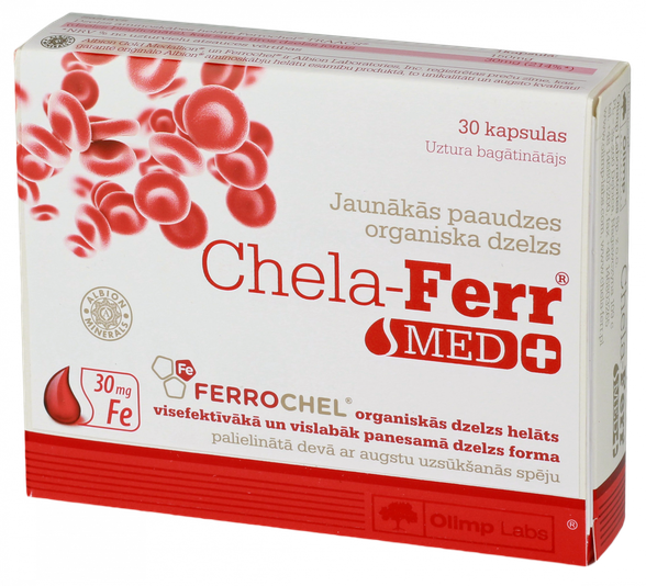 OLIMP LABS Chela-Ferr Med+ capsules, 30 pcs.