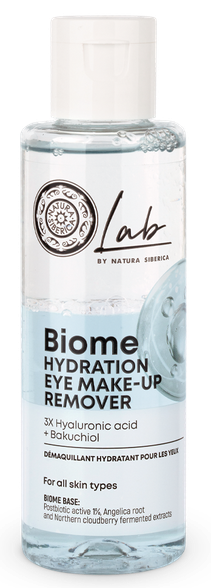 NATURA SIBERICA Lab Biome Hydration acu kosmētikas noņēmējs, 150 ml