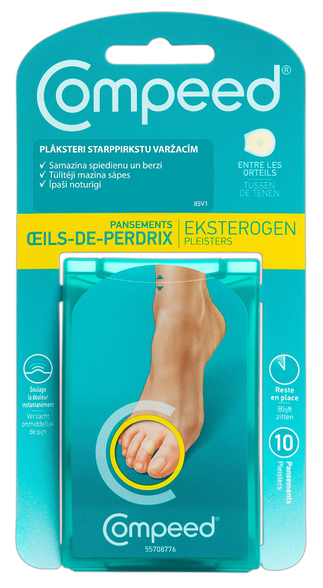 COMPEED  Between The Fingers corn patches, 10 pcs.