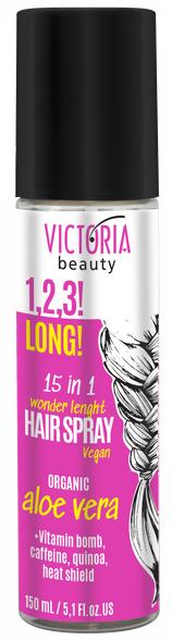 VICTORIA BEAUTY 1,2,3! Long! 15 in 1 for Hair Growth спрей, 150 мл