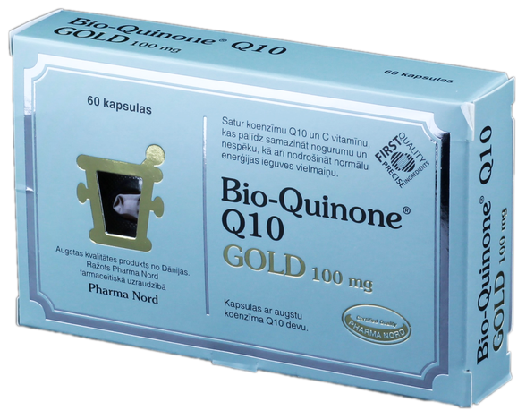 Pharma nord Bio-Quinone Active Gold 100 mg kapsulas, 60 gab.