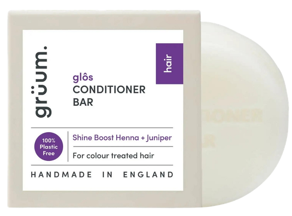 GRUUM Glos Zero Plastic - Shine Enhancing conditioner bar, 50 g