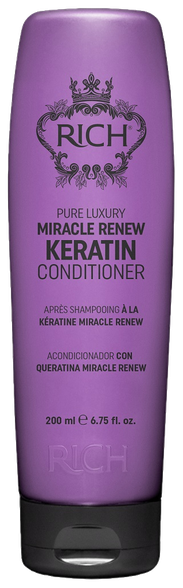 RICH Pure Luxury Miracle Renew Keratin matu kondicionieris, 200 ml