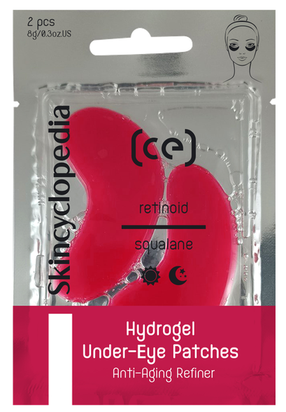 SKINCYCLOPEDIA With Retinol, Squalane, Hyaluronic Acid and Collagen acu spilventiņi, 2 gab.