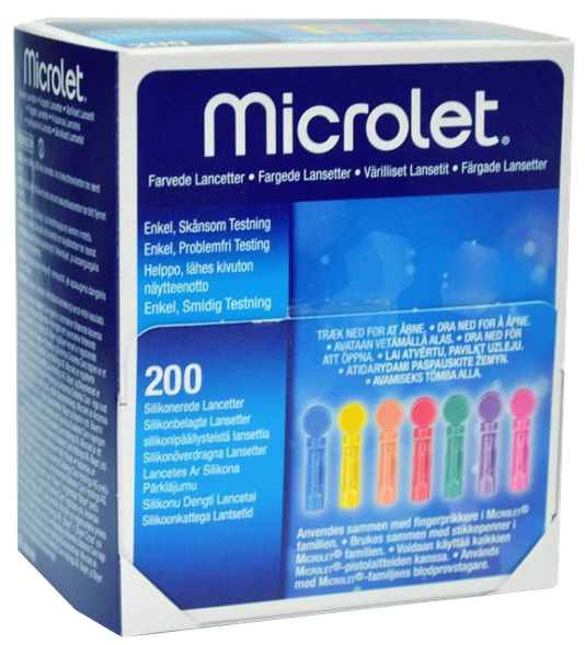 MICROLET lancets, 200 pcs.