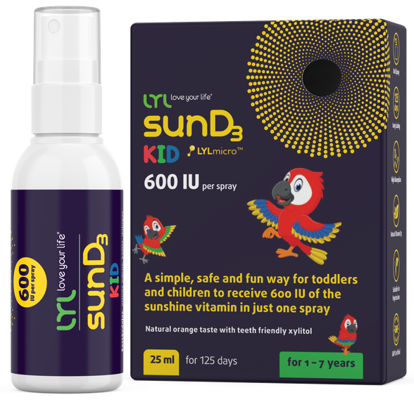 LYL sunD3 KID, spray, 25 ml