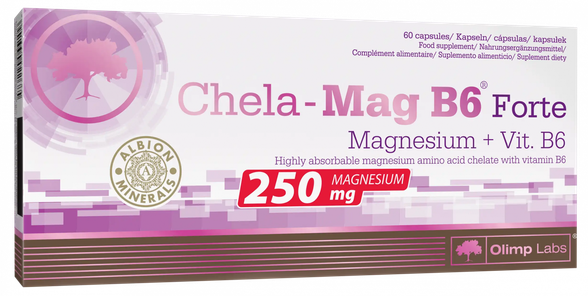 OLIMP LABS Chela-Mag B6 Forte kapsulas, 60 gab.