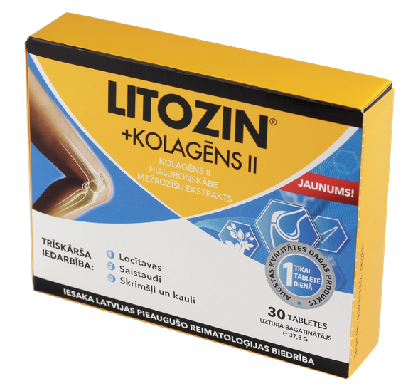 LITOZIN + KOLAGĒNS pills, 30 pcs.