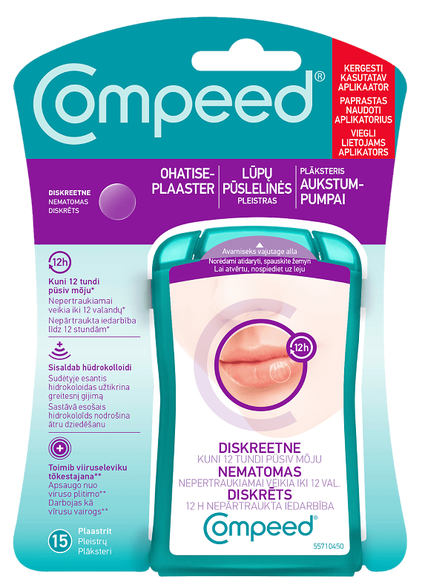 COMPEED  cold sore healing patch, 15 pcs.